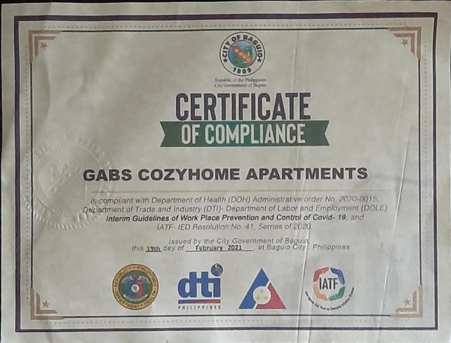 Gab'S Cozyhome At Bonbel Condo, Botanical Gardens Baguio Baguio City Eksteriør billede